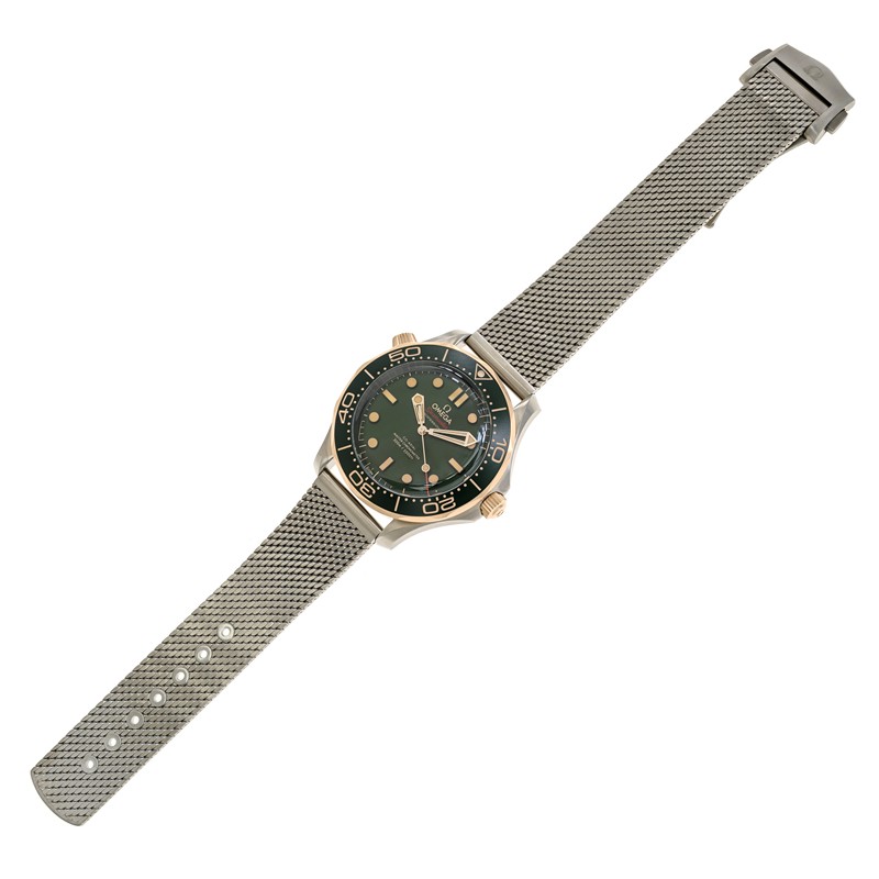 Seamaster Diver 300M Titanium & Bronze Gold Green Dial 42mm Product Image 3