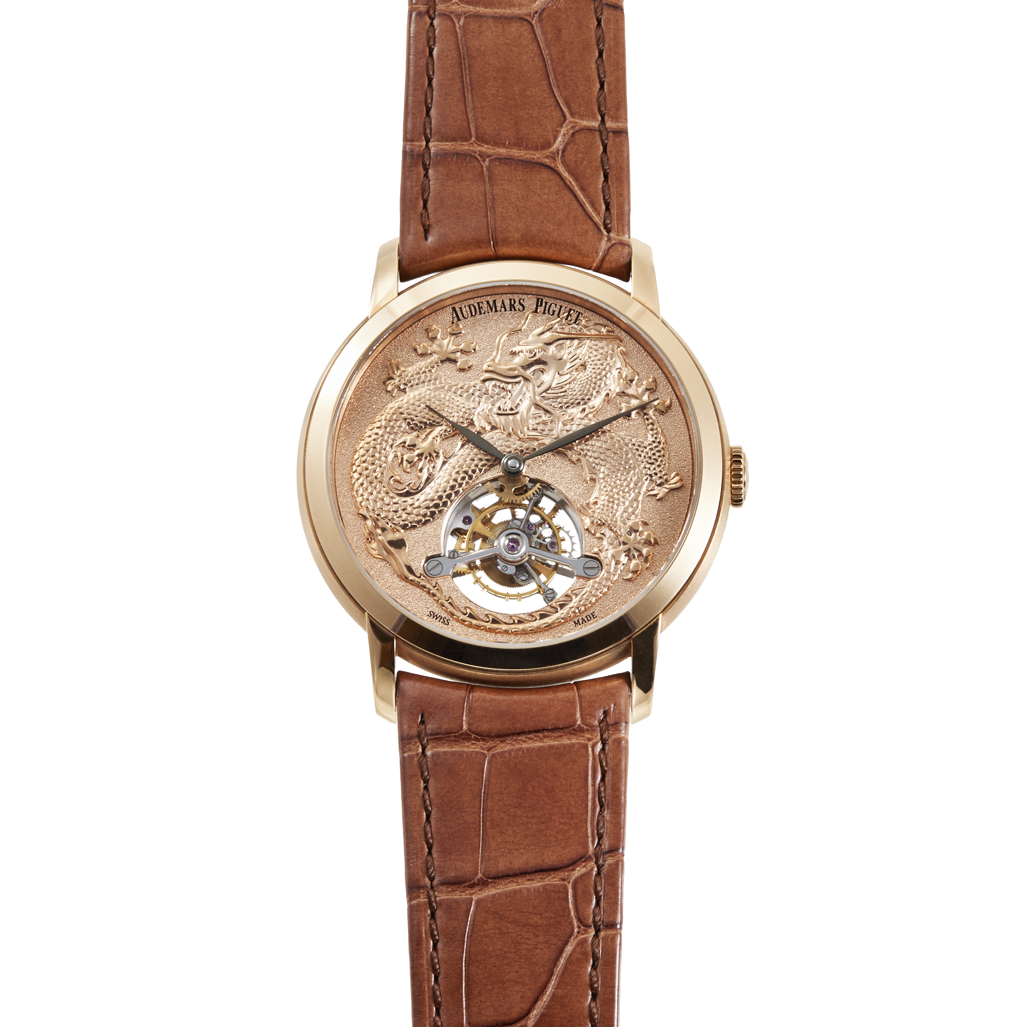 Jules Audemars “Year of the Dragon” Tourbillon Rose Gold Pink Dial 41mm Product Image