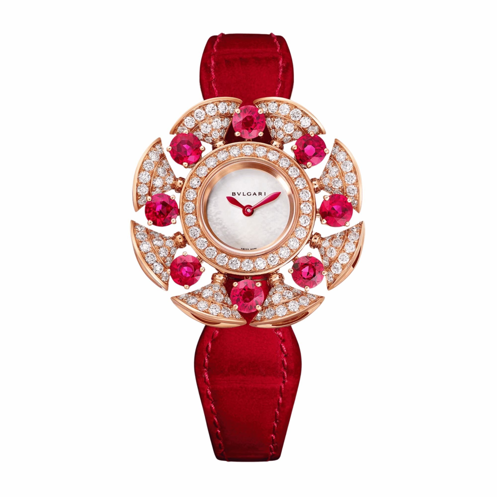 Divas' Dream Rose Gold Diamond Mother of Pearl Dial 33mm Product Image