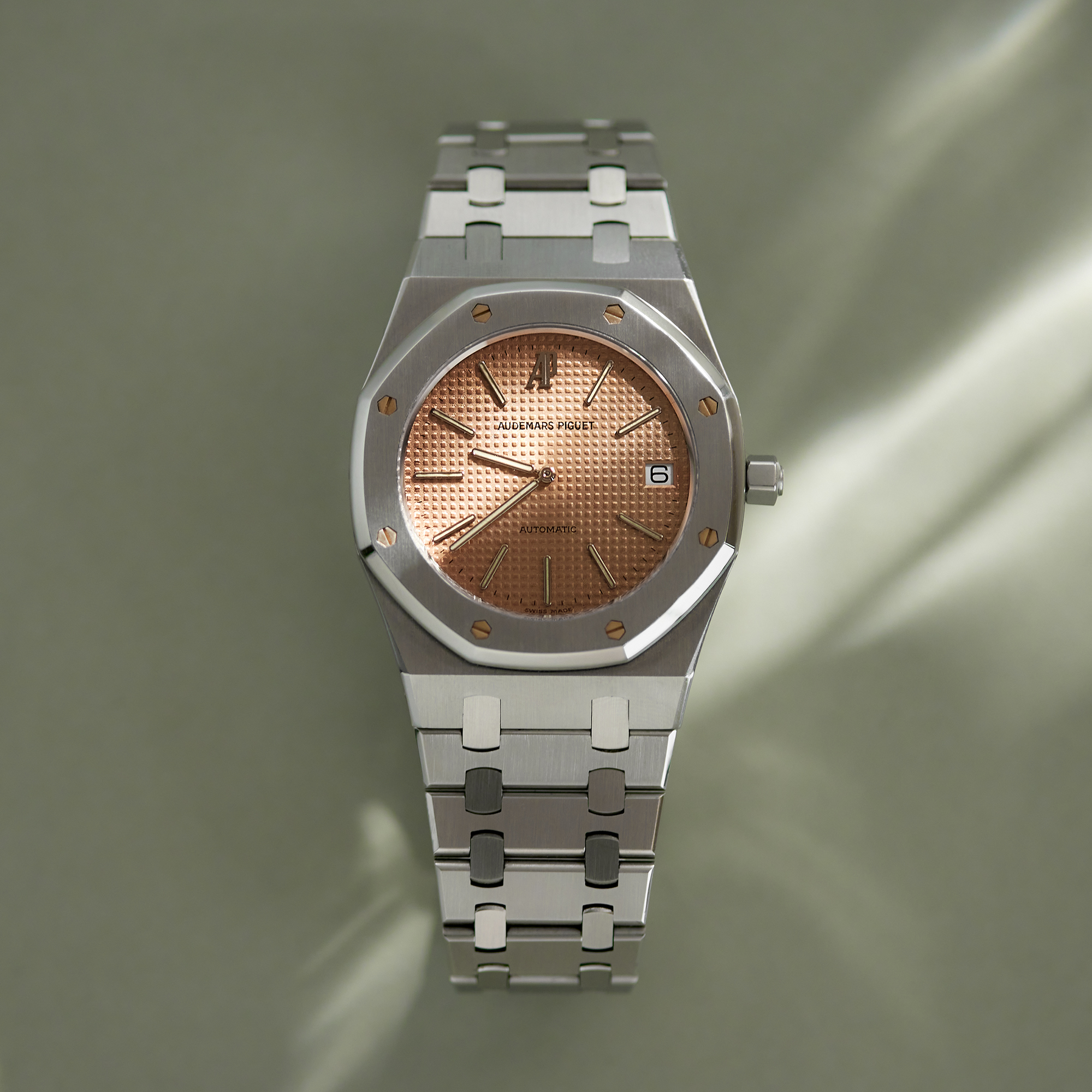 Vintage Royal Oak Jubilee Steel Salmon Dial 39mm Product Image