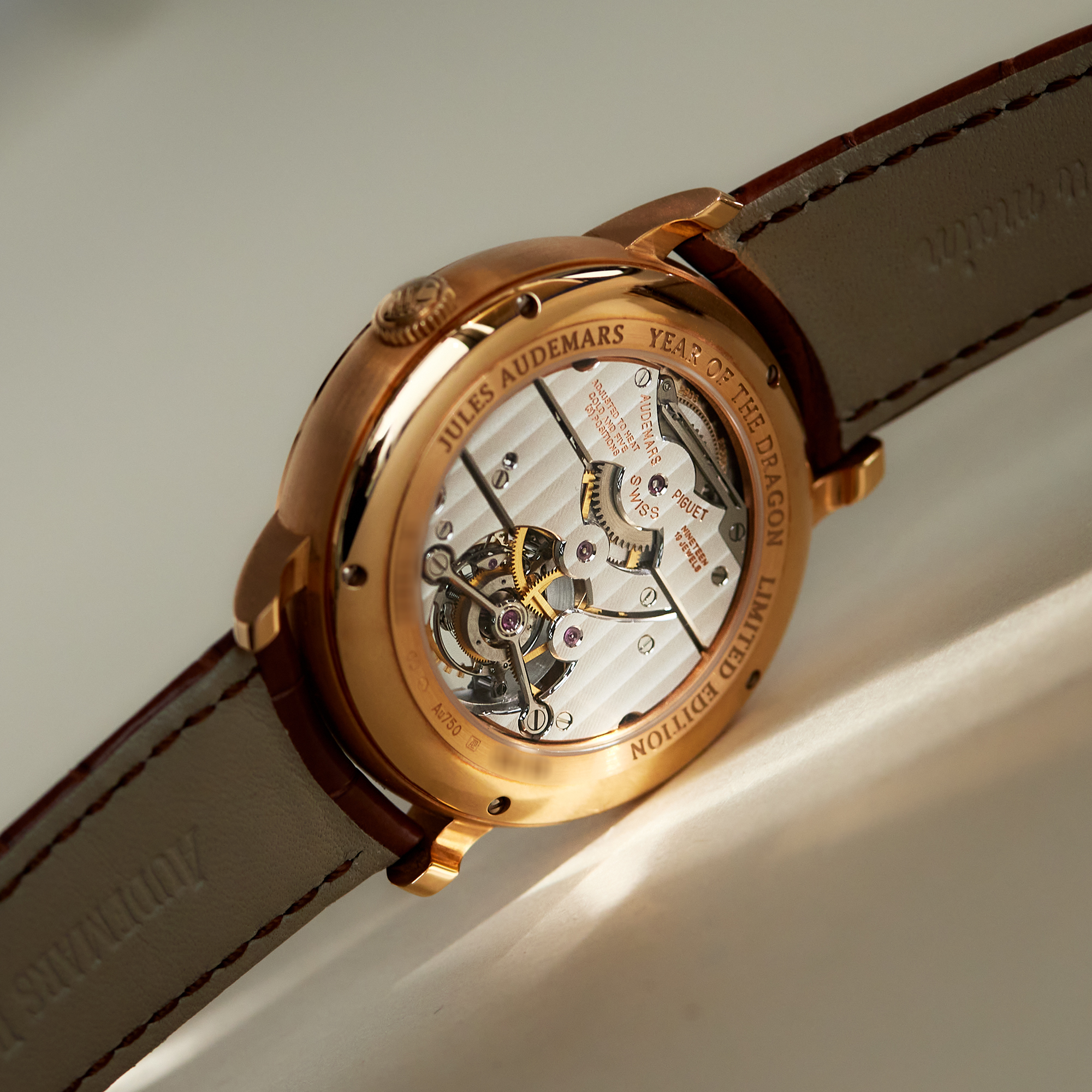 Jules Audemars “Year of the Dragon” Tourbillon Rose Gold Pink Dial 41mm Product Image