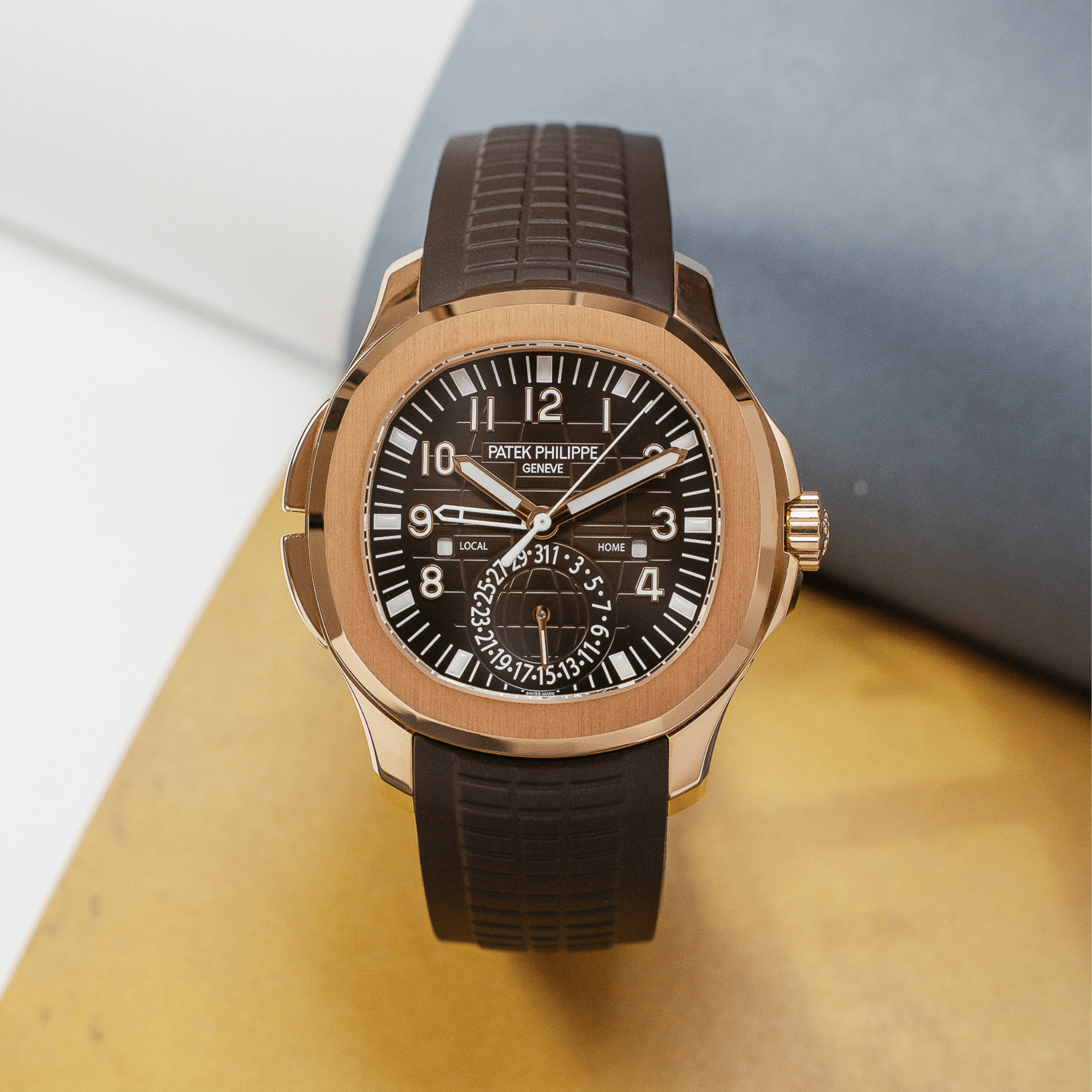 Aquanaut Travel Time Rose Gold Brown Dial 40mm Product Image
