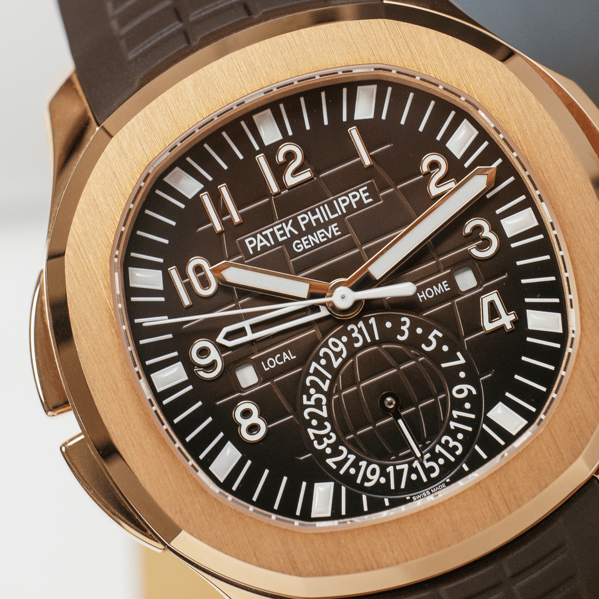 Aquanaut Travel Time Rose Gold Brown Dial 40mm Product Image