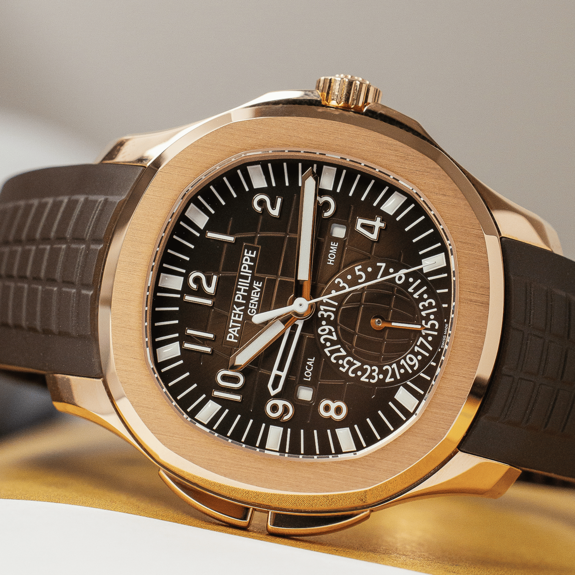 Aquanaut Travel Time Rose Gold Brown Dial 40mm Product Image