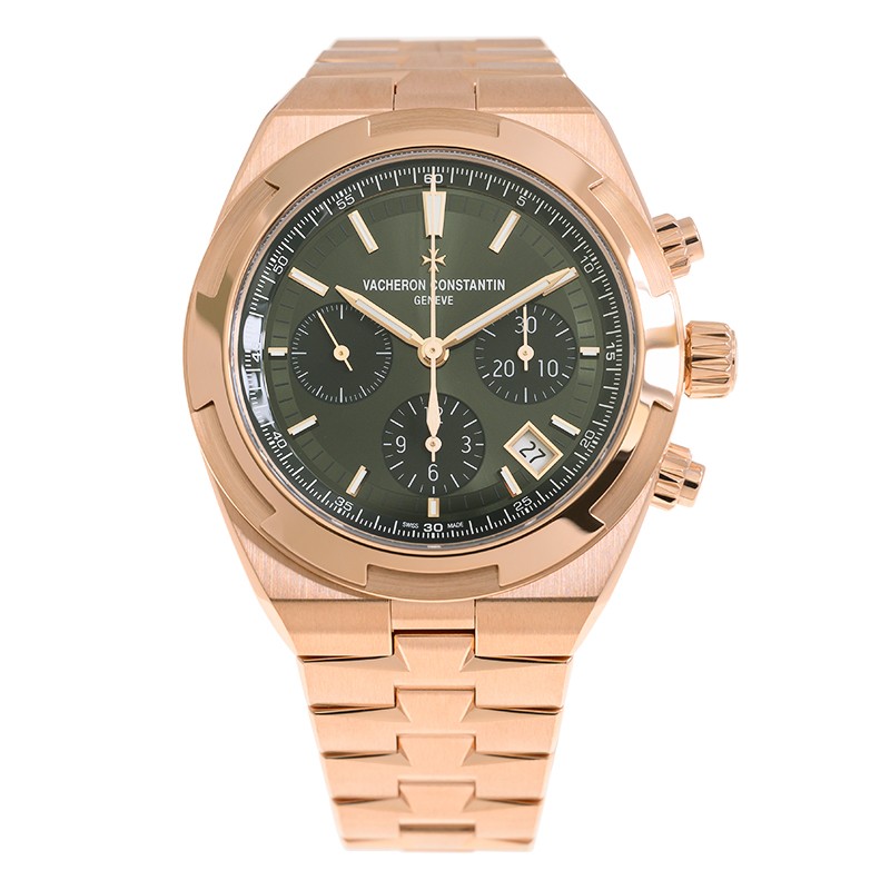Overseas Chronograph Rose Gold Green Dial 42mm Product Image 1