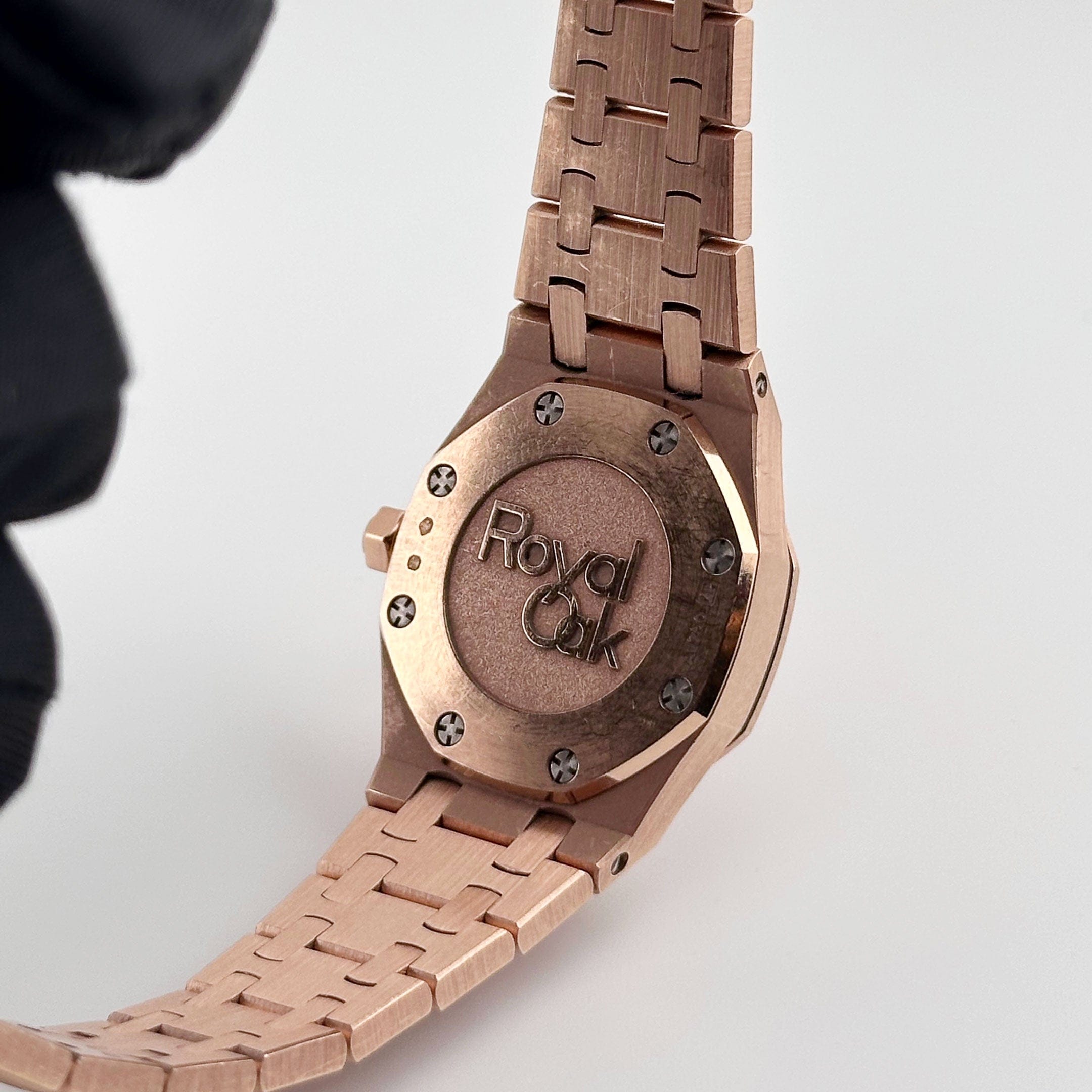 Royal Oak Mini Frosted Rose Gold Pink Dial 23mm Product Image 8