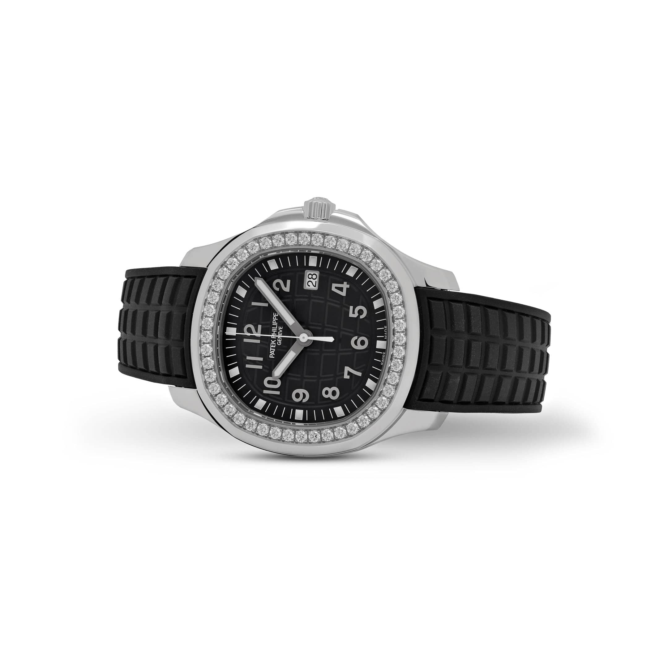 Aquanaut Luce Quartz Steel Diamond Black Dial 38mm Product Image 1