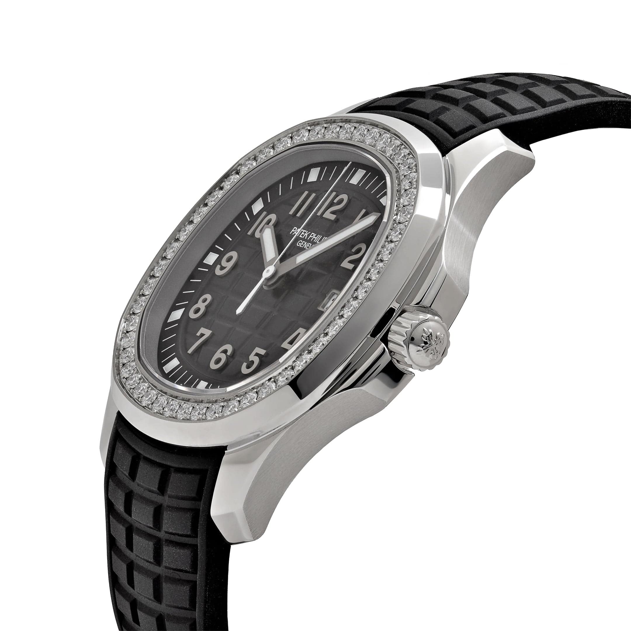 Aquanaut Luce Quartz Steel Diamond Black Dial 38mm Product Image 3