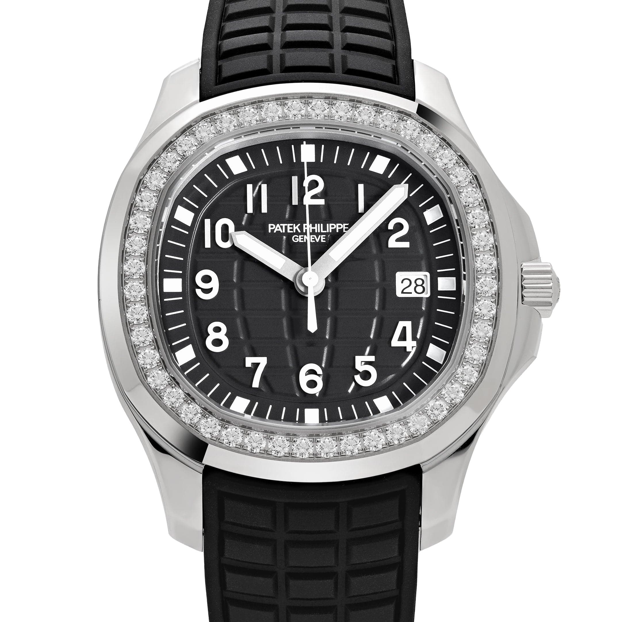 Aquanaut Luce Quartz Steel Diamond Black Dial 38mm Product Image 2