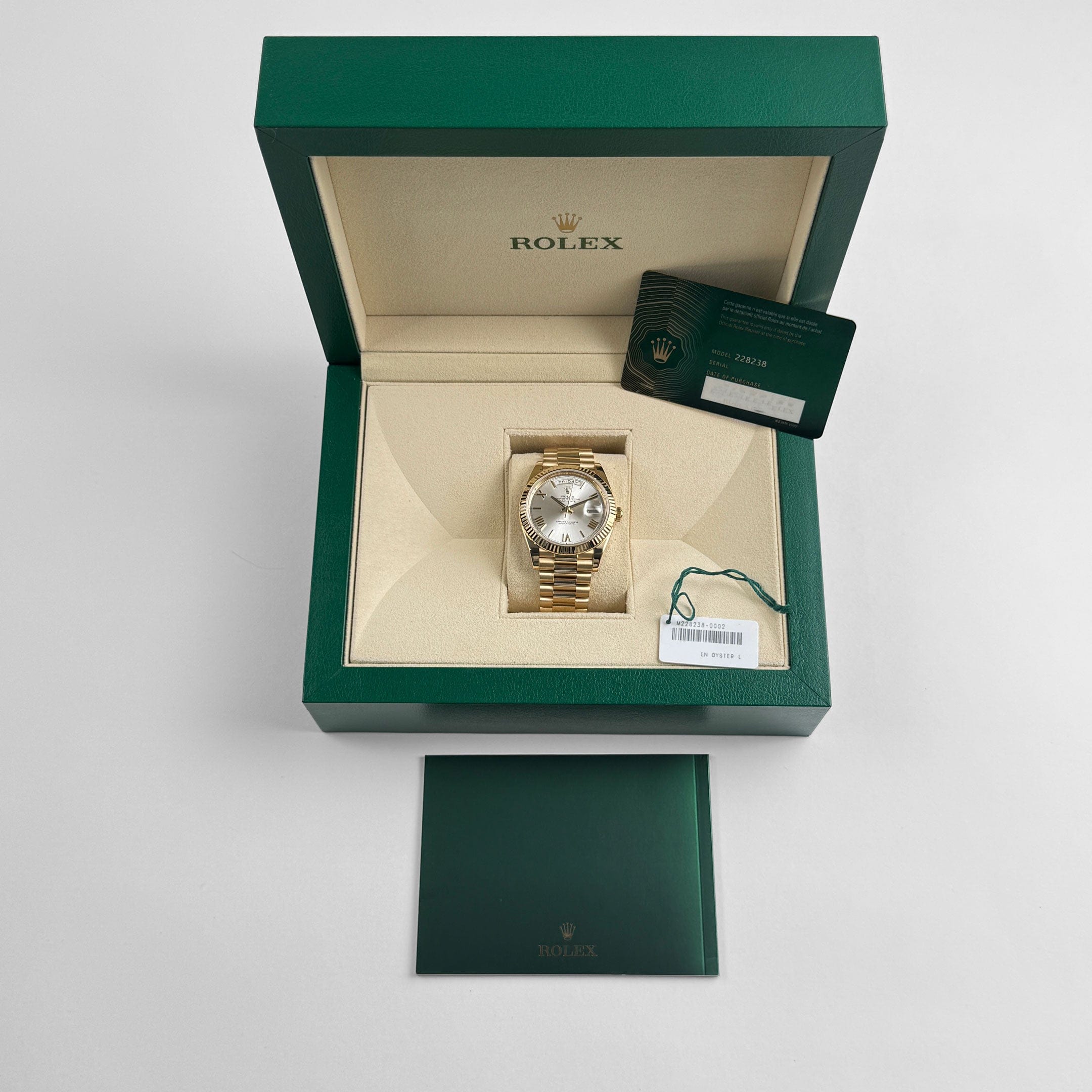 Day-Date Yellow Gold Silver Dial 40mm Product Image 10
