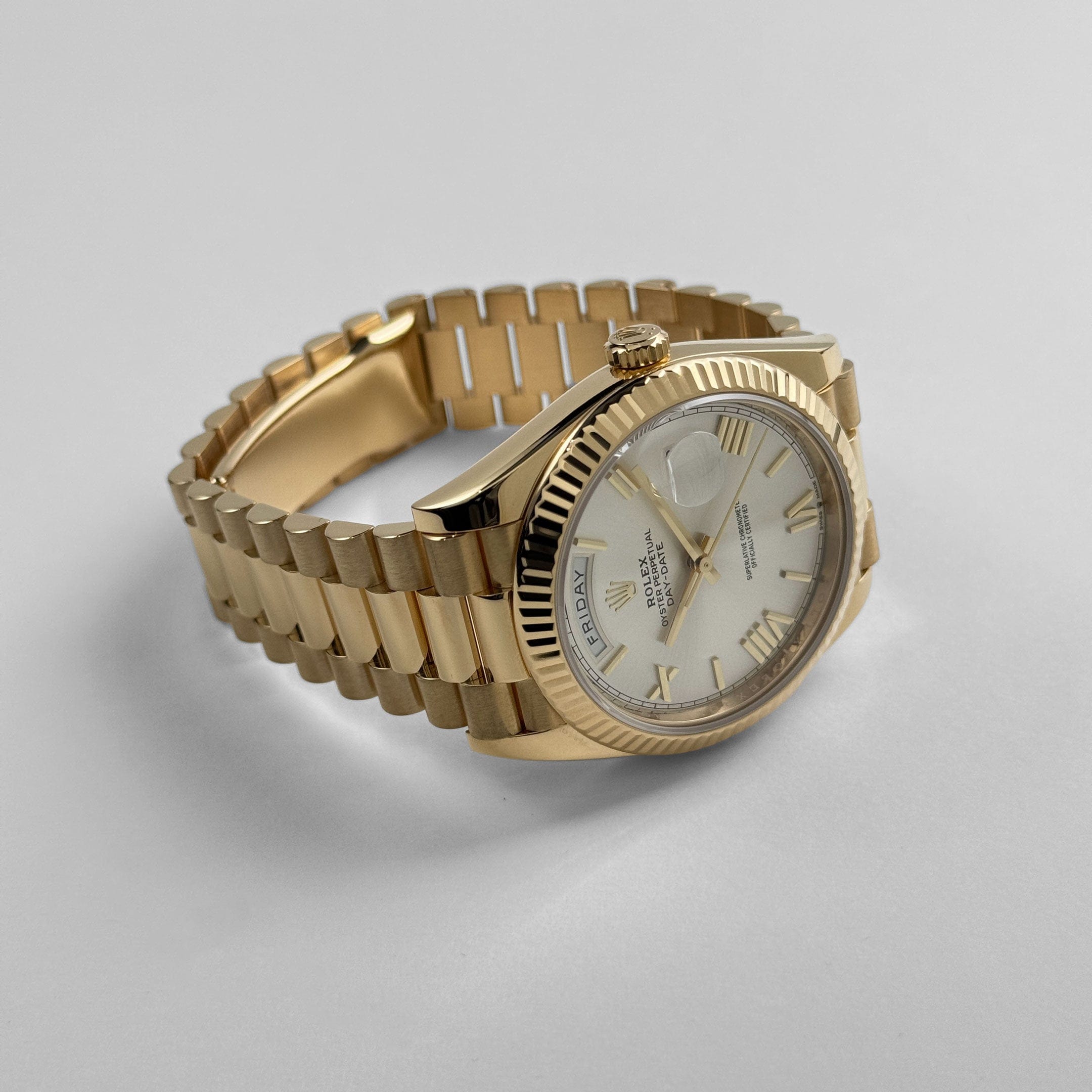 Day-Date Yellow Gold Silver Dial 40mm Product Image 2