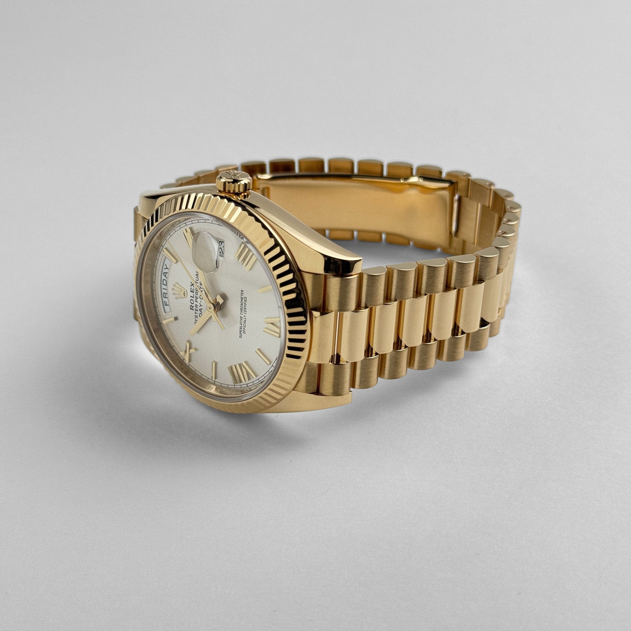 Day-Date Yellow Gold Silver Dial 40mm Product Image 3