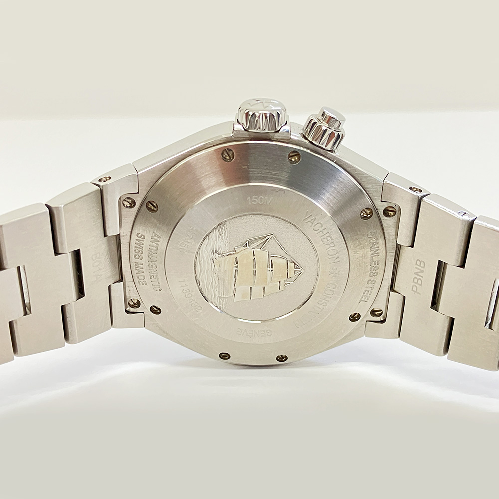Overseas Dual Time Steel Black Dial 42mm Product Image 4