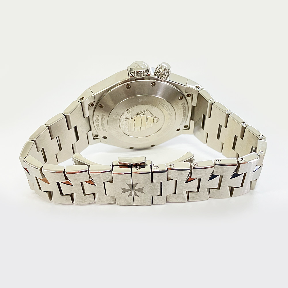 Overseas Dual Time Steel Black Dial 42mm Product Image 3