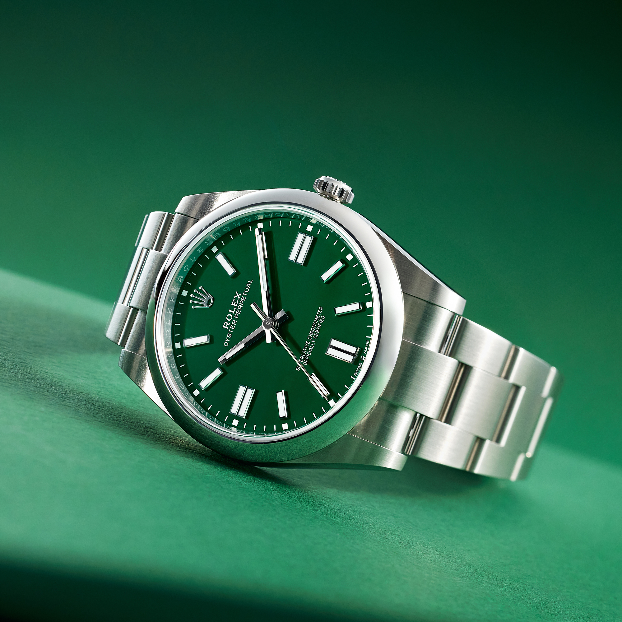 Oyster Perpetual Steel Green Dial 41mm Product Image 1