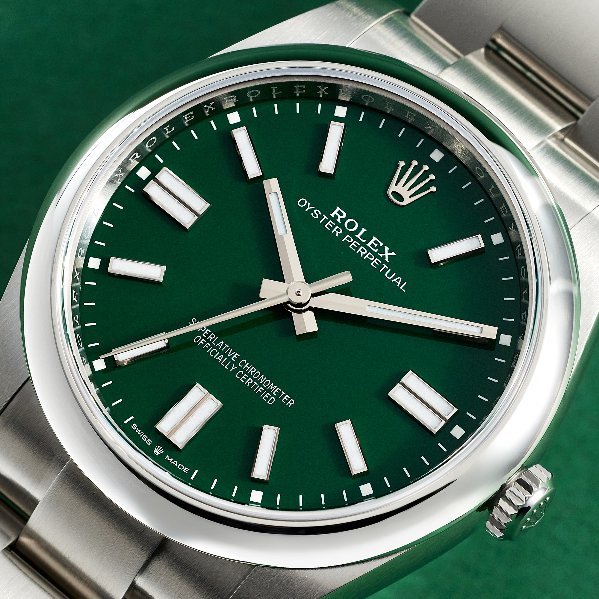 Oyster Perpetual Steel Green Dial 41mm Product Image 2