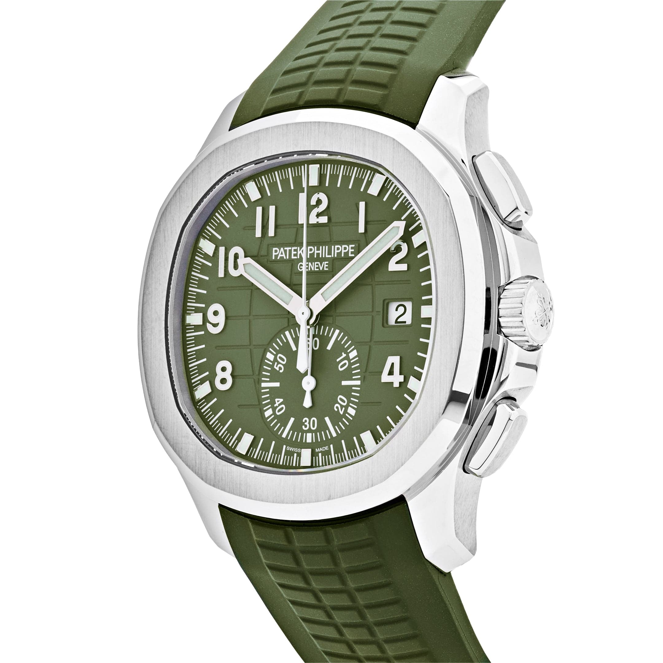 Aquanaut Chronograph White Gold Green Dial 42mm Product Image 1