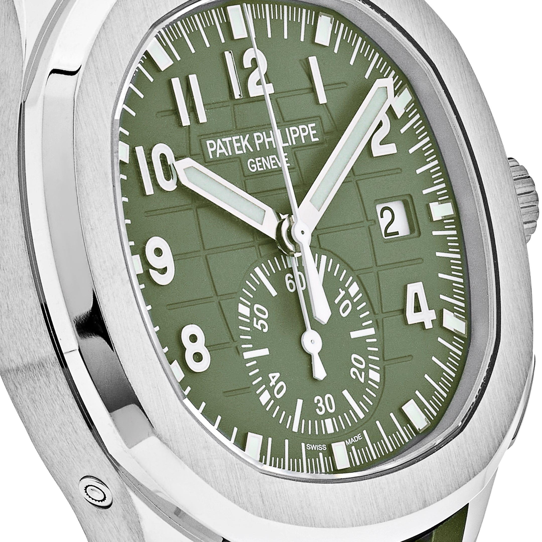 Aquanaut Chronograph White Gold Green Dial 42mm Product Image 2