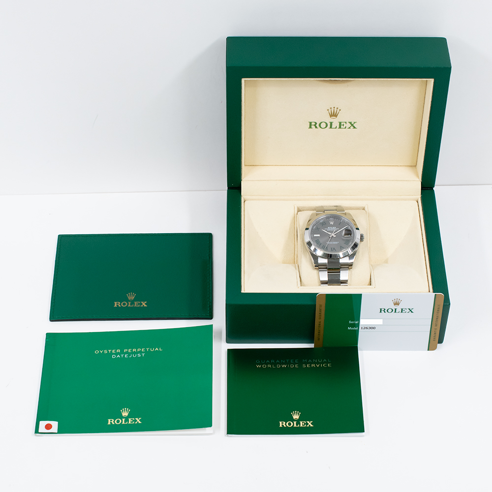 Datejust "Wimbledon" Steel Grey Dial 41mm Product Image 9