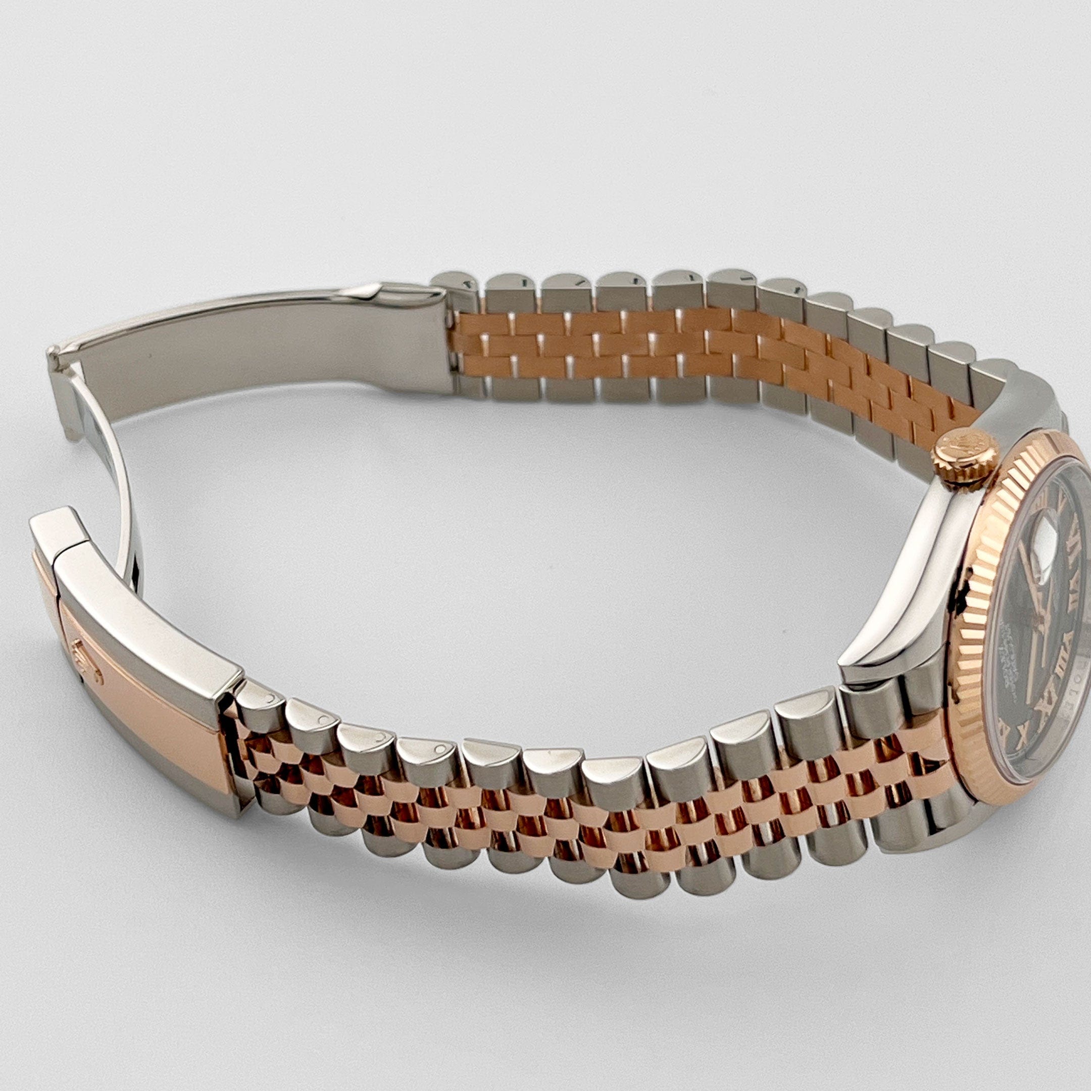 Datejust Rose Gold & Steel Jubilee Grey Dial 36mm Product Image 5