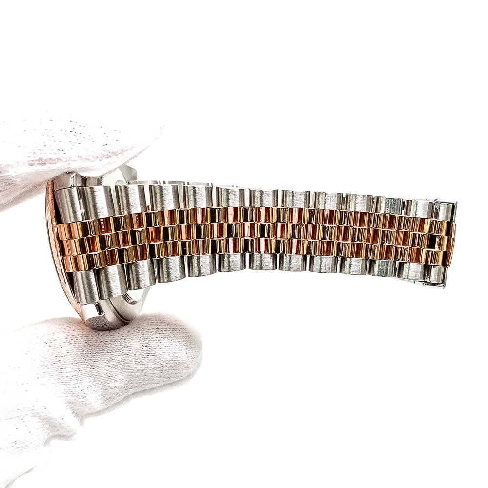 Datejust Rose Gold & Steel Jubilee Pink Dial 41mm Product Image 6
