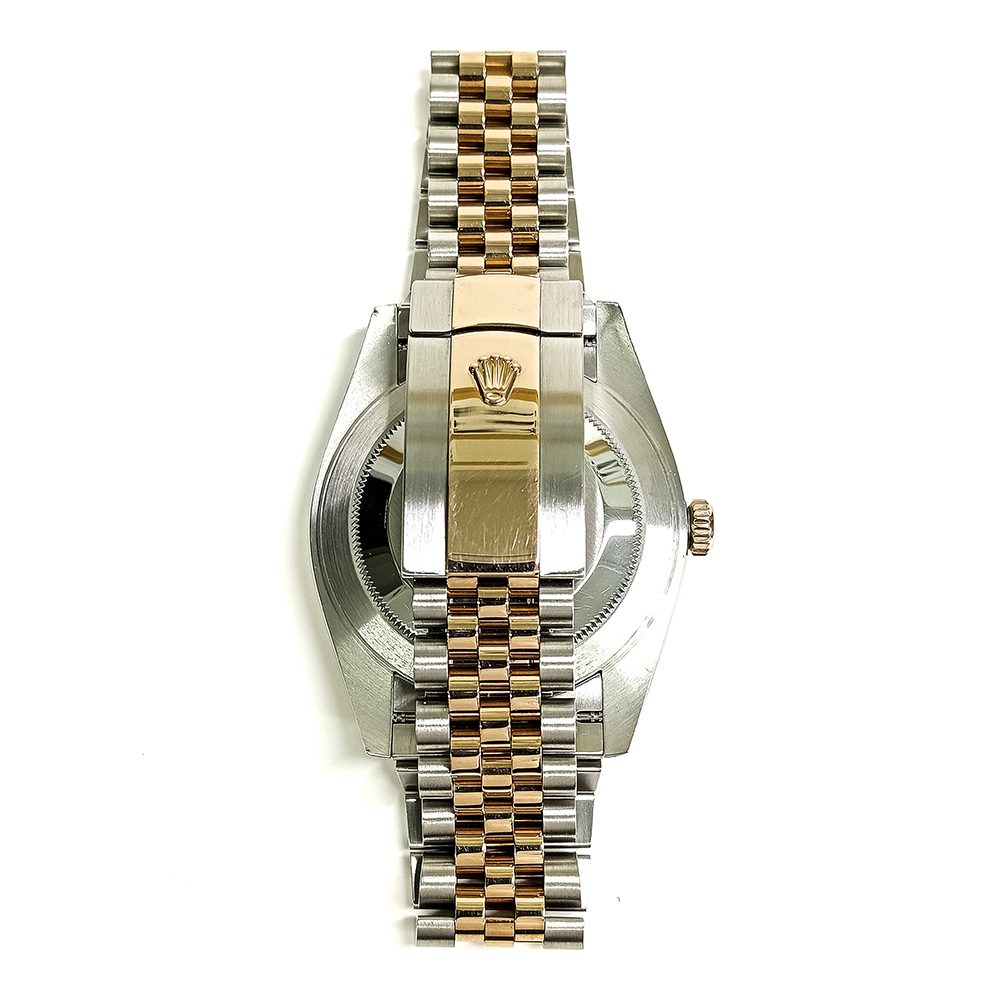 Datejust Rose Gold & Steel Jubilee Pink Dial 41mm Product Image 3