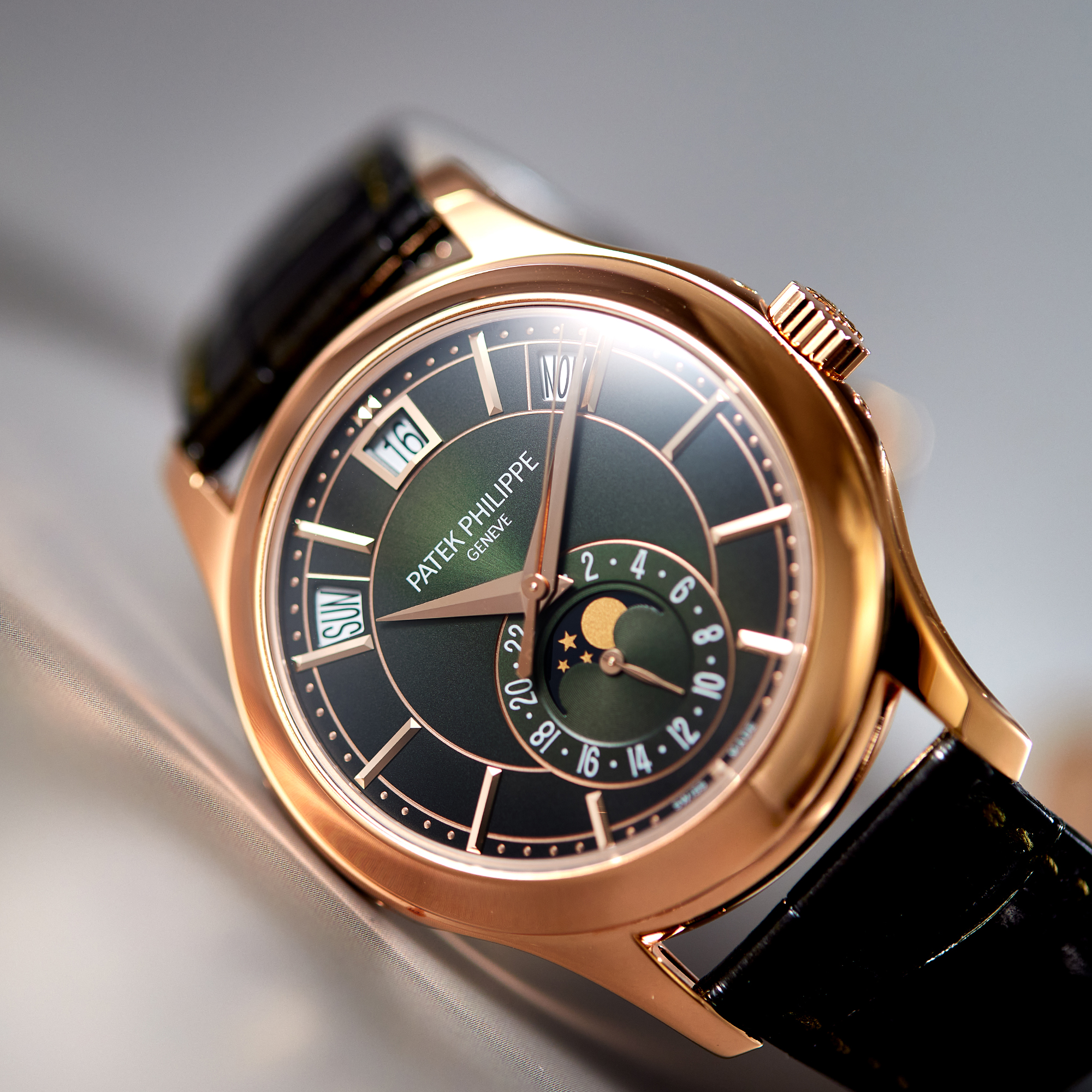 Annual Calendar Rose Gold Green Dial 40mm Product Image
