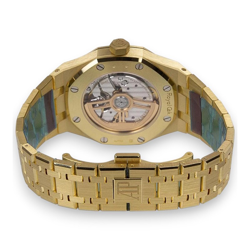Royal Oak Yellow Gold Turquoise Dial 37mm Product Image 4