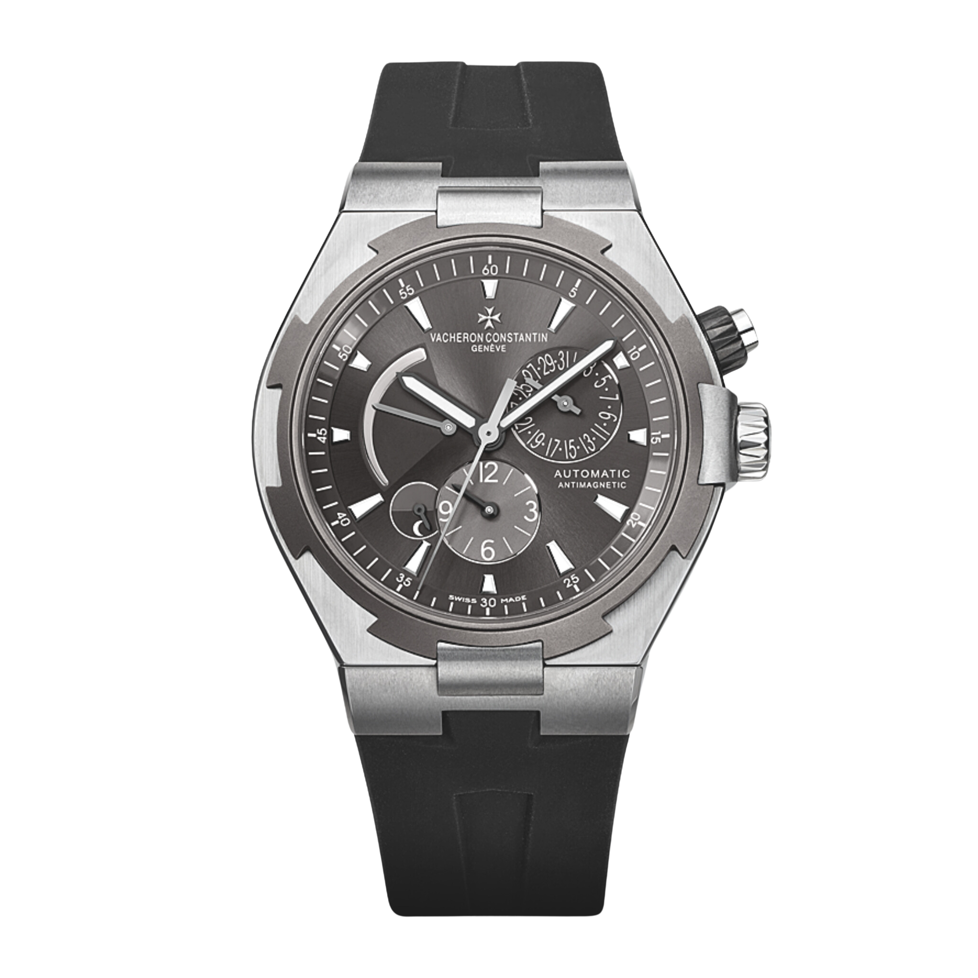 Overseas Dual Time Titanium & Steel Grey Dial 42mm Product Image