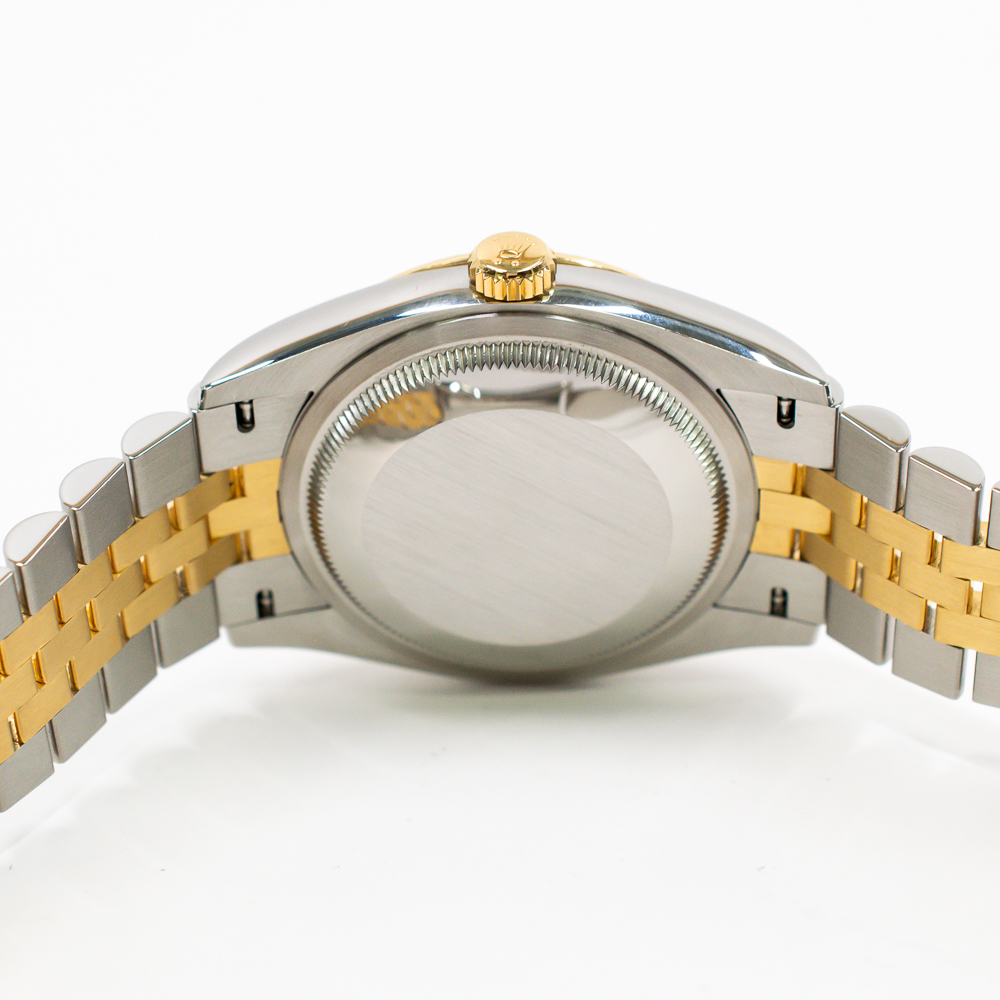 Datejust Yellow Gold & Steel Jubilee Champagne Palm Dial 36mm Product Image 6