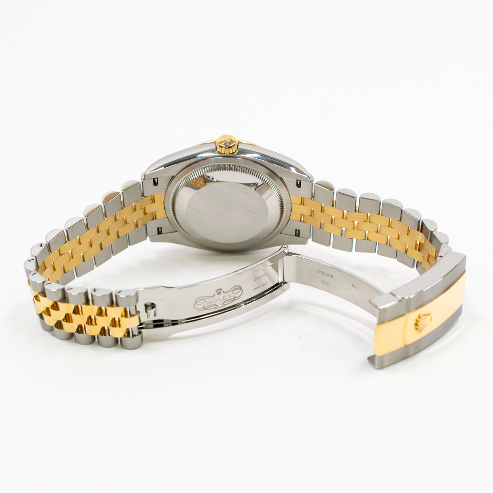 Datejust Yellow Gold & Steel Jubilee Champagne Palm Dial 36mm Product Image 5