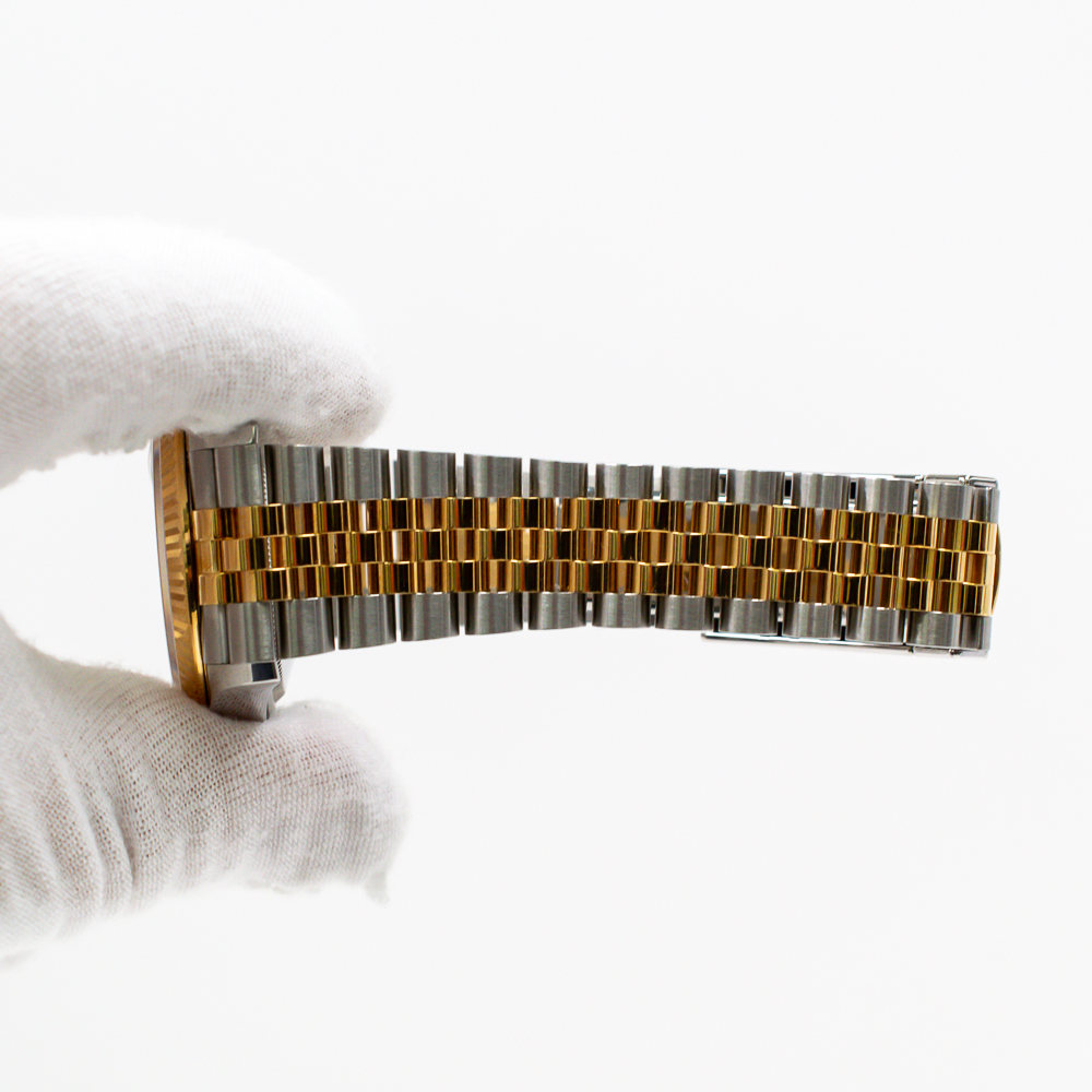 Datejust Yellow Gold & Steel Jubilee Champagne Palm Dial 36mm Product Image 9