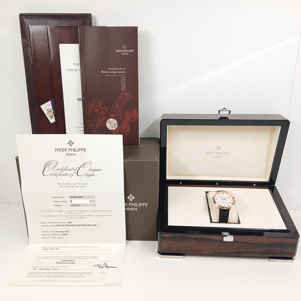 Calatrava Rose Gold Silver Dial 38mm Product Image 9