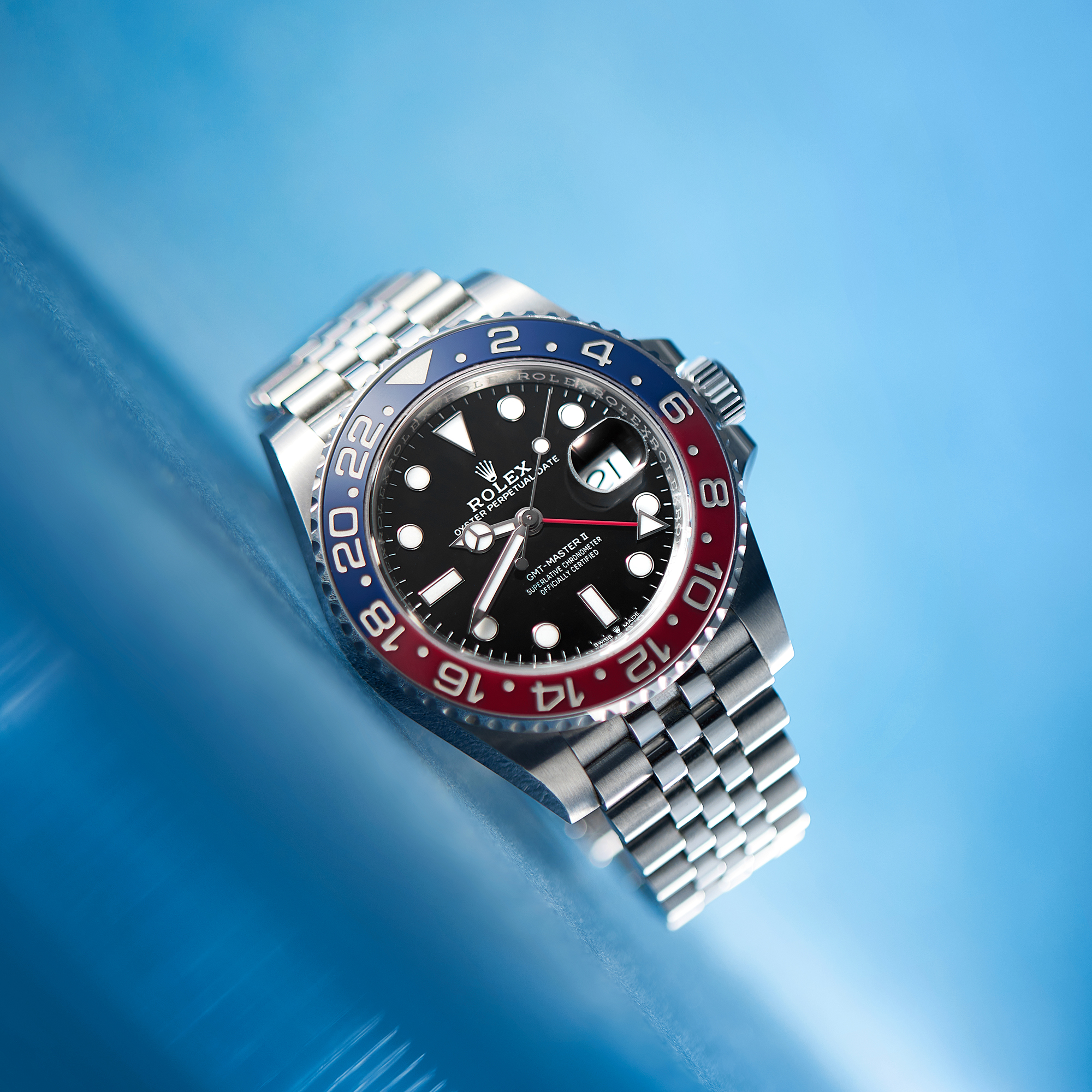 GMT-Master II Steel Jubilee Black Dial "Pepsi" 40mm Product Image