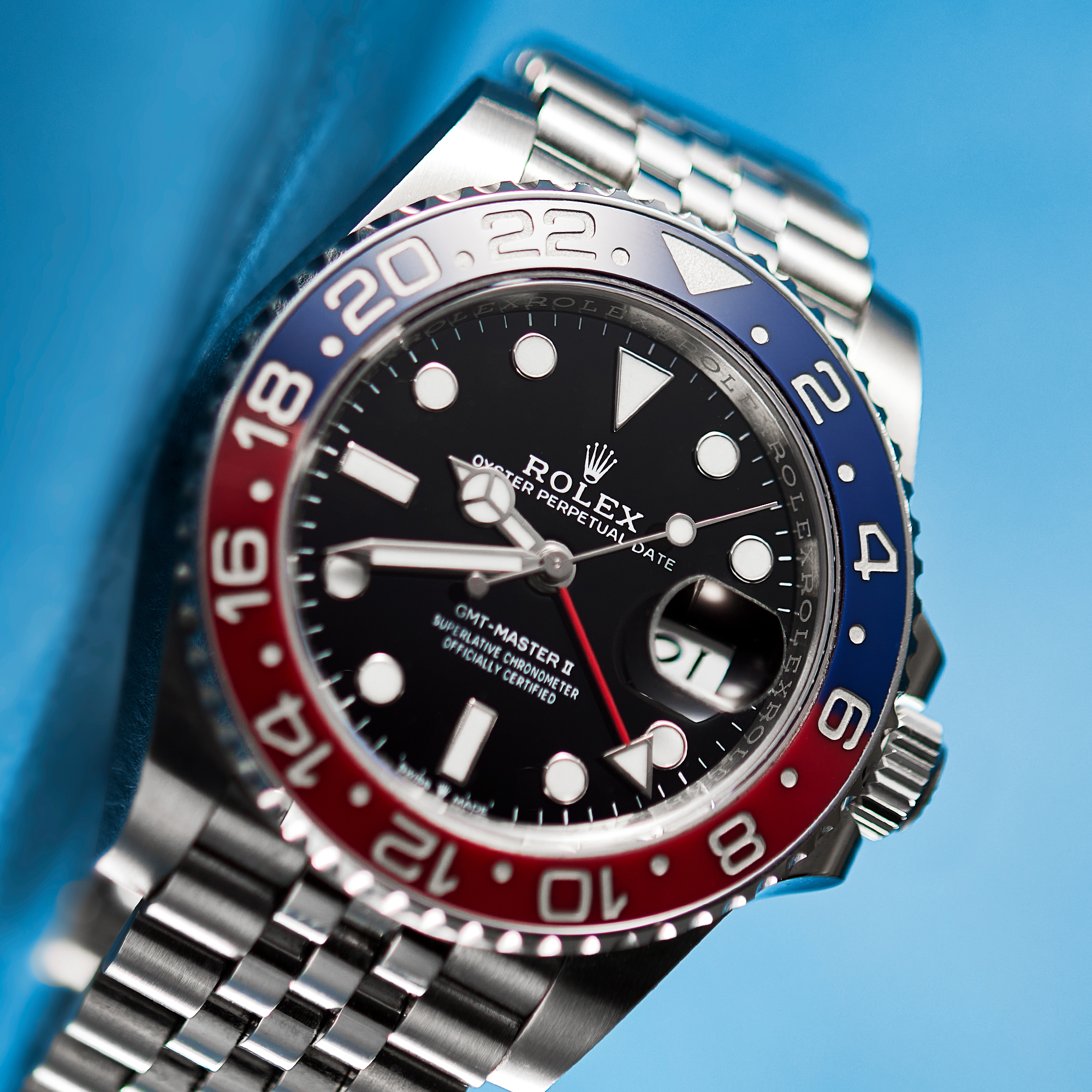 GMT-Master II Steel Jubilee Black Dial "Pepsi" 40mm Product Image