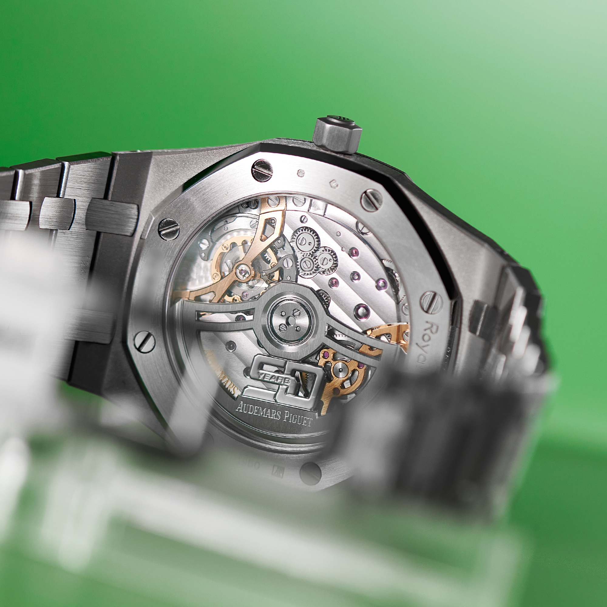 Royal Oak "Jumbo" Extra-Thin "50th Anniversary" Platinum Green Dial 39mm Product Image