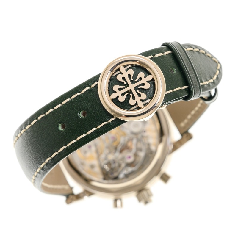 Perpetual Calendar Split-Seconds Chronograph White Gold Green Dial 40mm Product Image 4