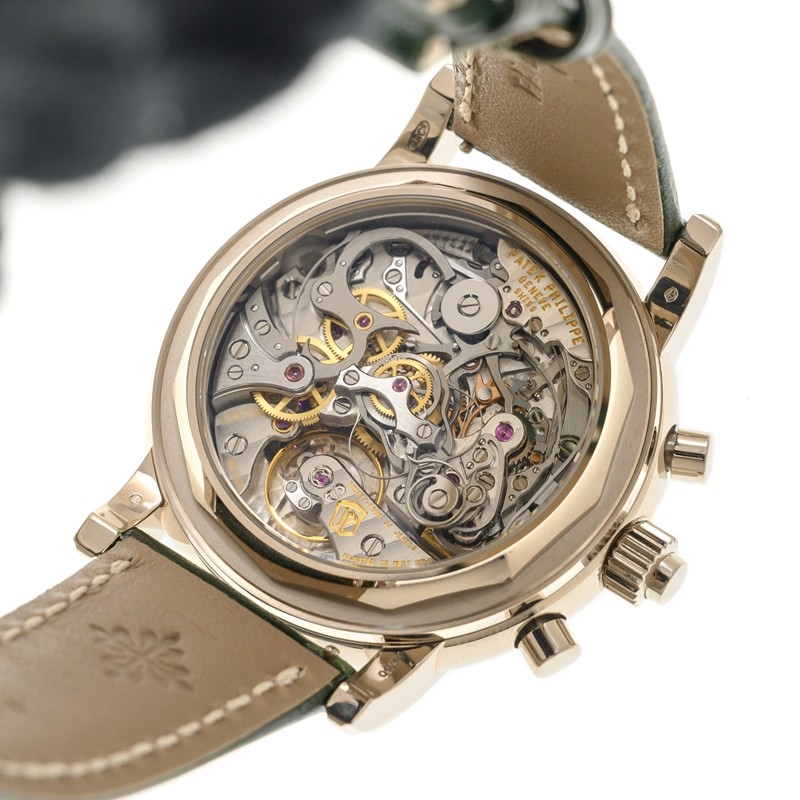 Perpetual Calendar Split-Seconds Chronograph White Gold Green Dial 40mm Product Image 3