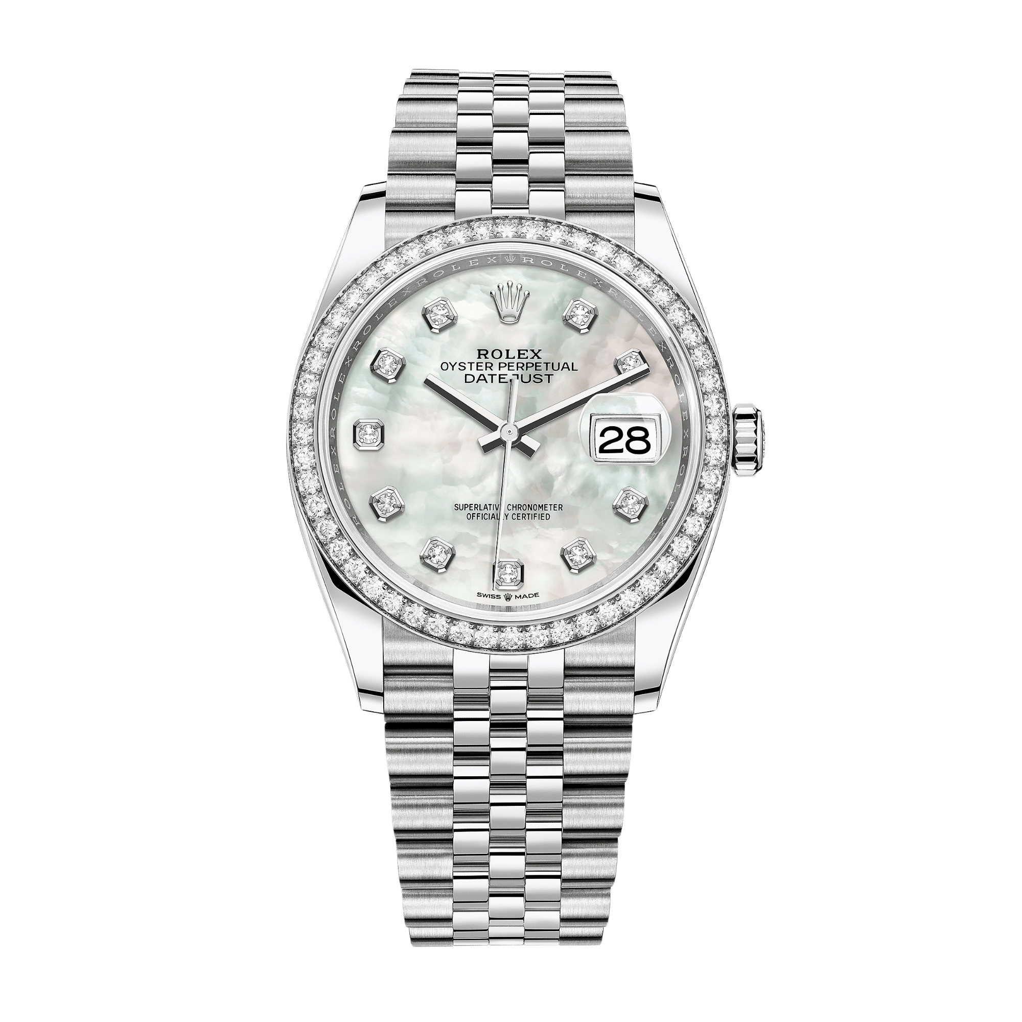 Datejust Steel Diamond Jubilee Mother of Pearl Dial 36mm Product Image