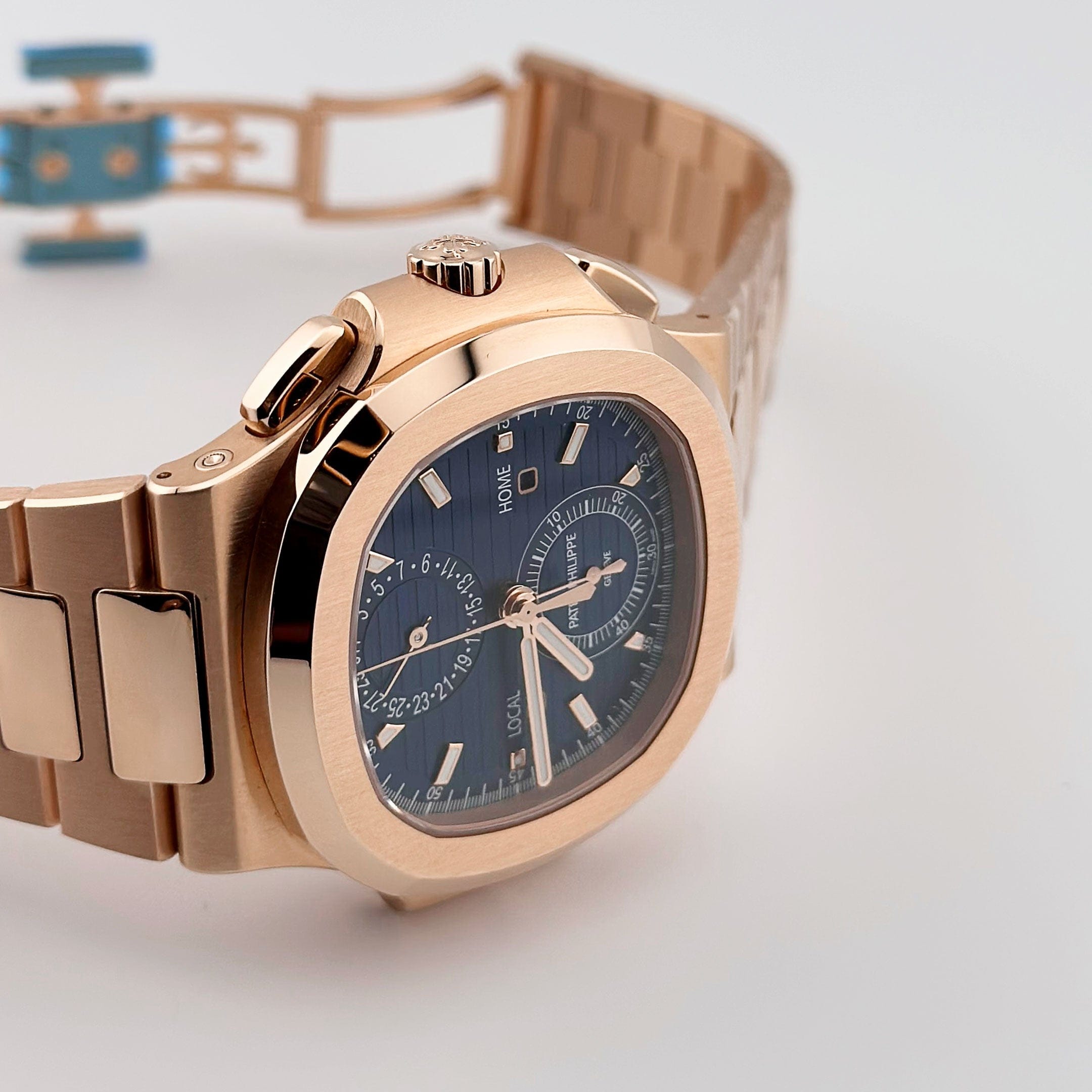 Nautilus Travel Time Rose Gold Blue Dial 40mm Product Image 3
