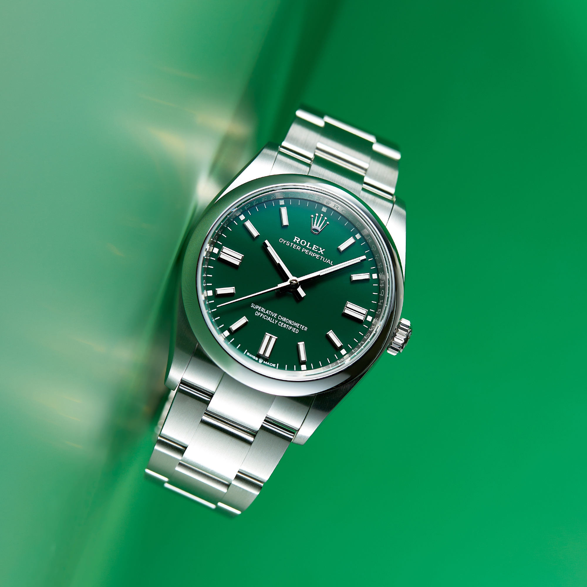 Oyster Perpetual Steel Green Dial 36mm Product Image