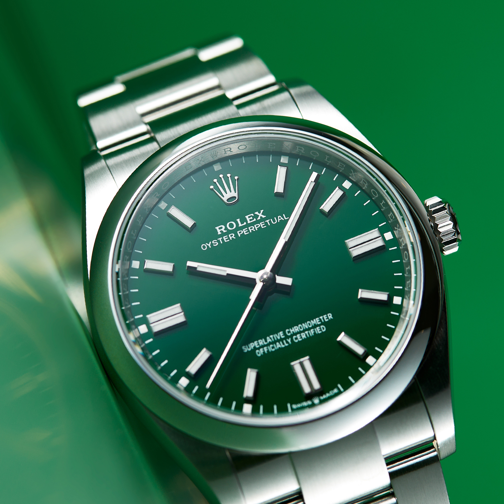 Oyster Perpetual Steel Green Dial 36mm Product Image