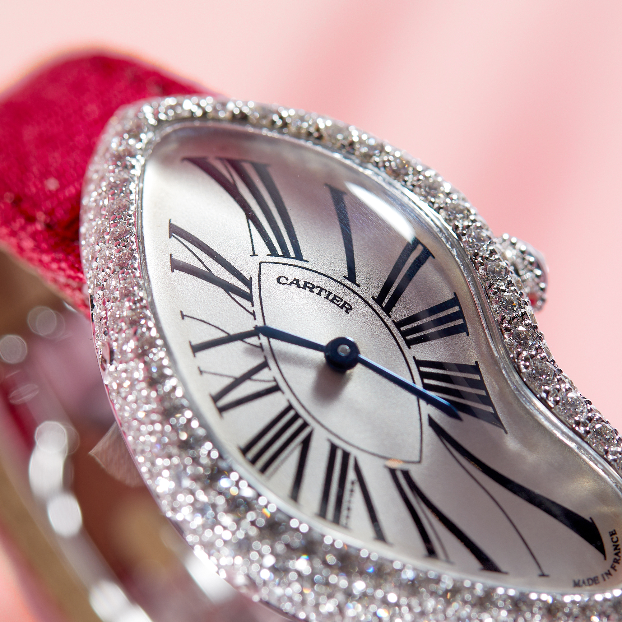 Crash de Cartier White Gold Diamond White Dial 25mm Product Image 13