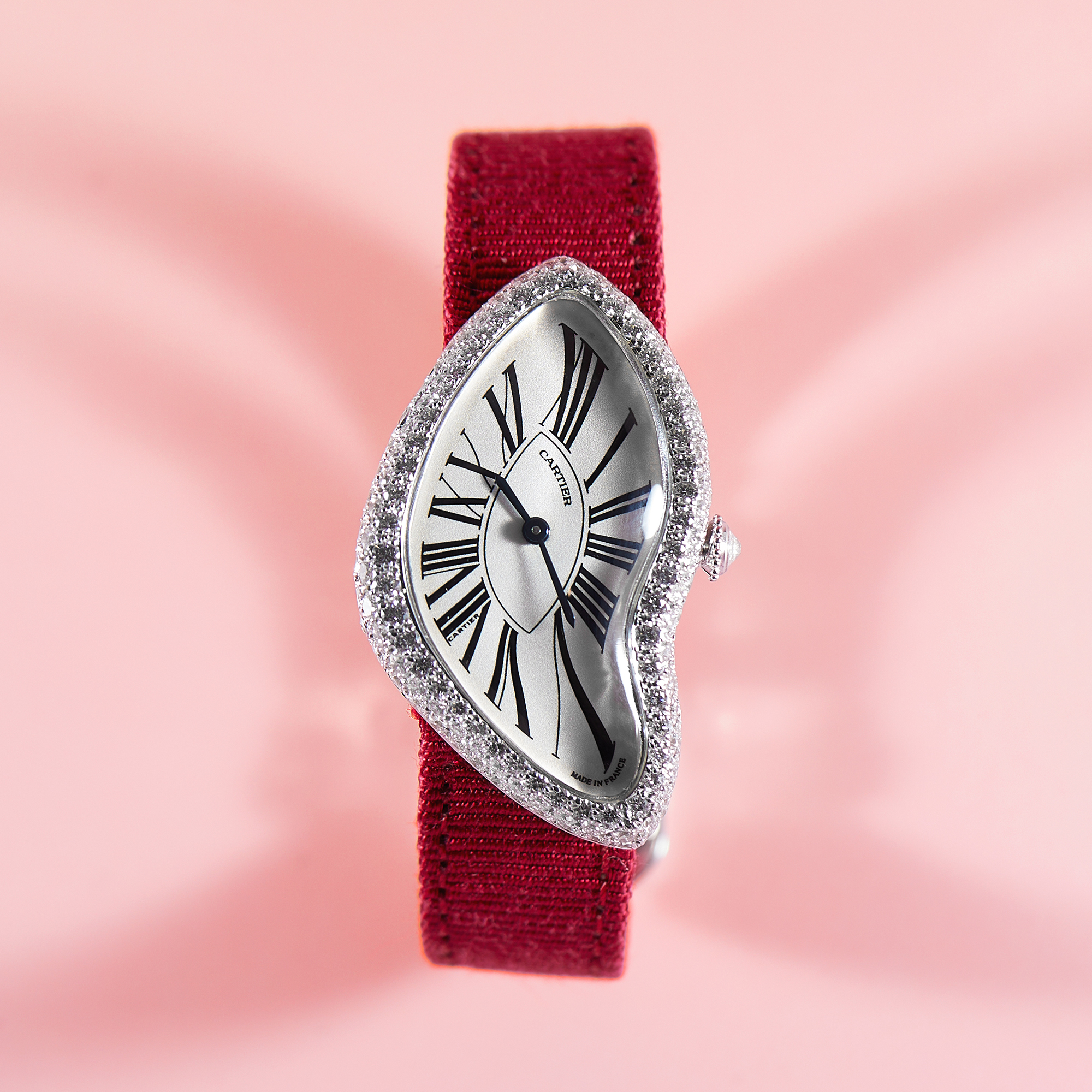 Crash de Cartier White Gold Diamond White Dial 25mm Product Image 14