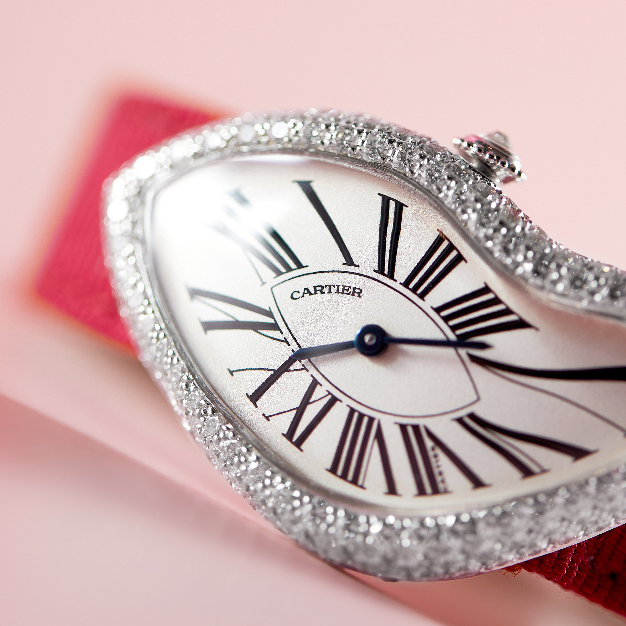 Crash de Cartier White Gold Diamond White Dial 25mm Product Image 12