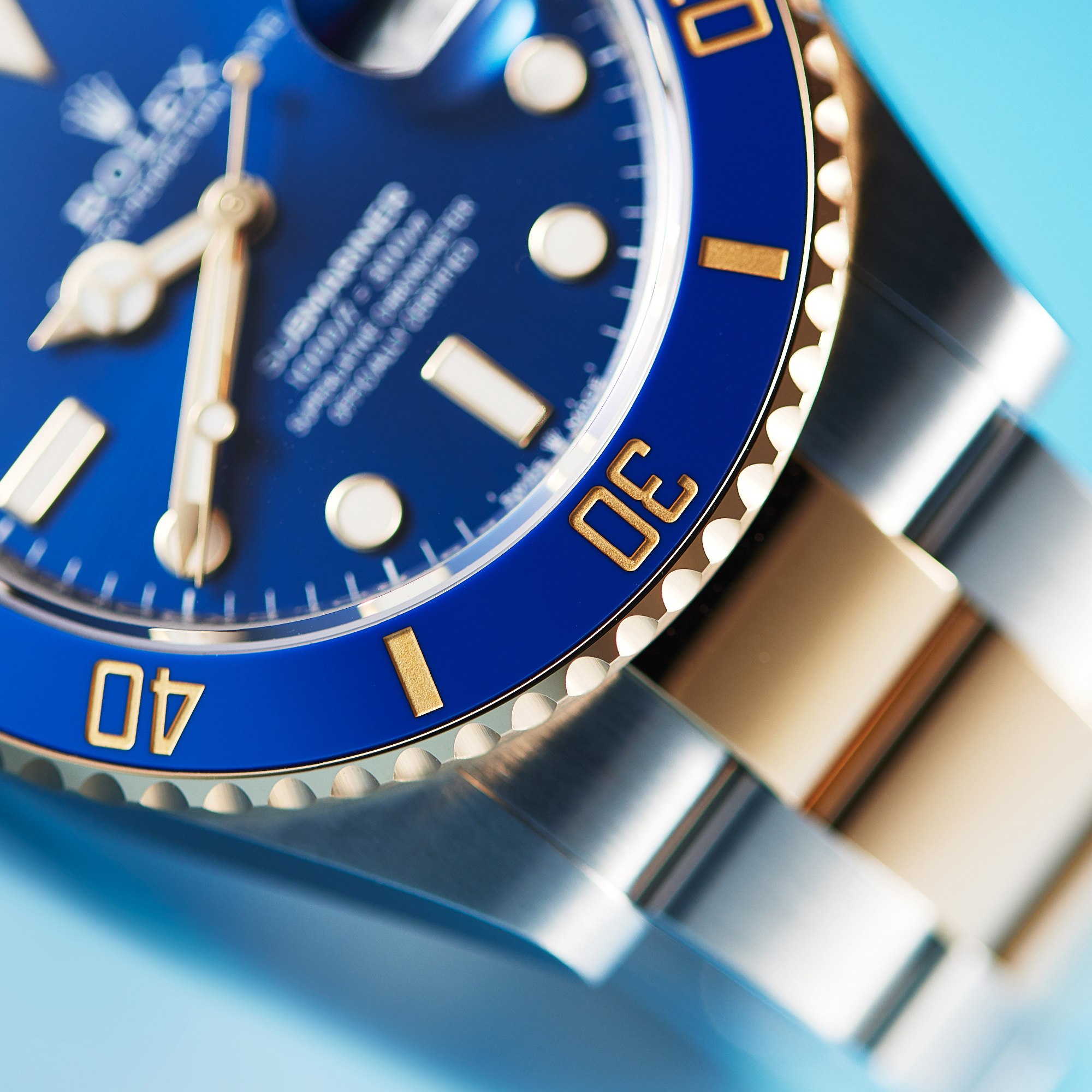 Submariner Date Yellow Gold & Steel Blue Dial 41mm Product Image