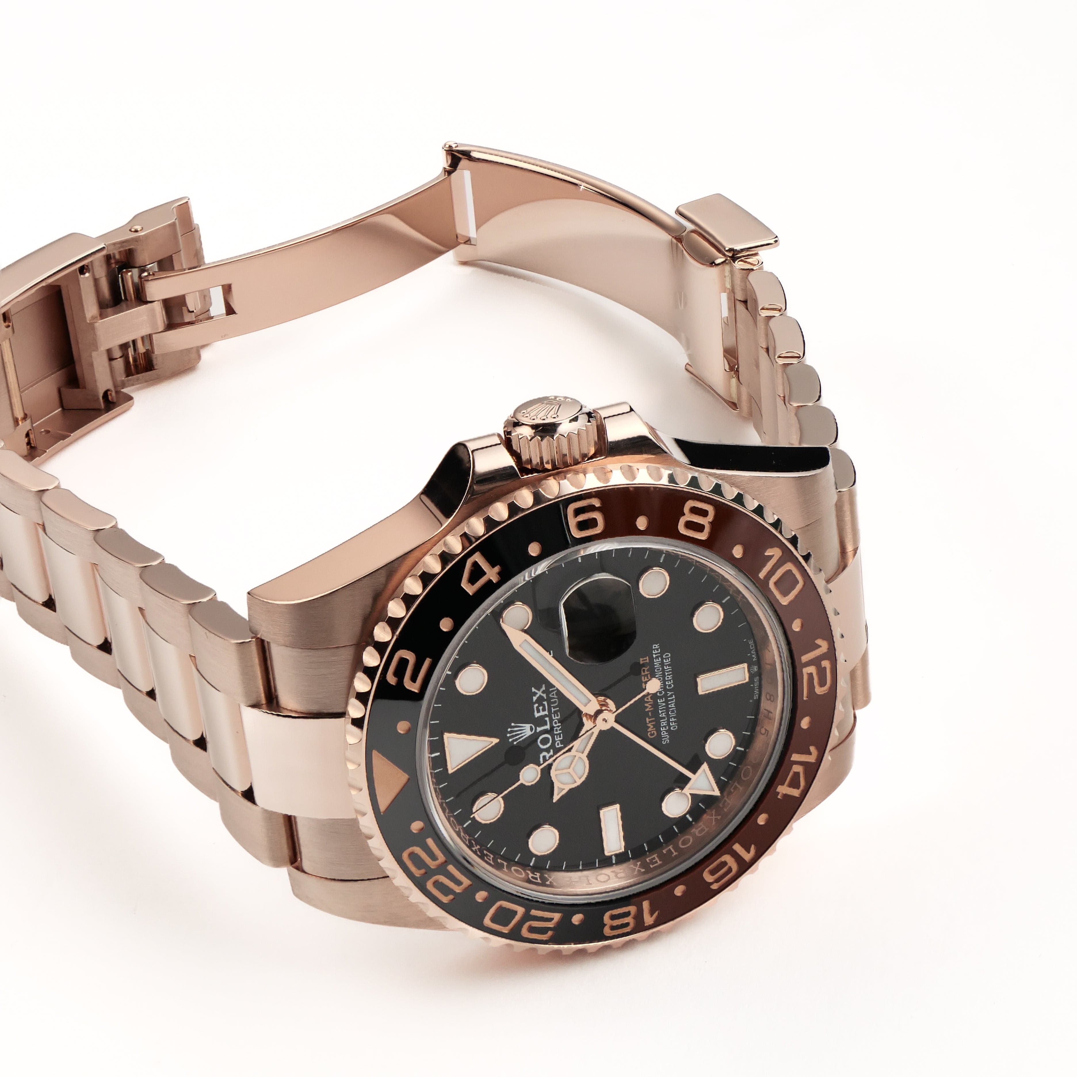 GMT-Master II "Rootbeer" Rose Gold Black Dial 40mm Product Image 5