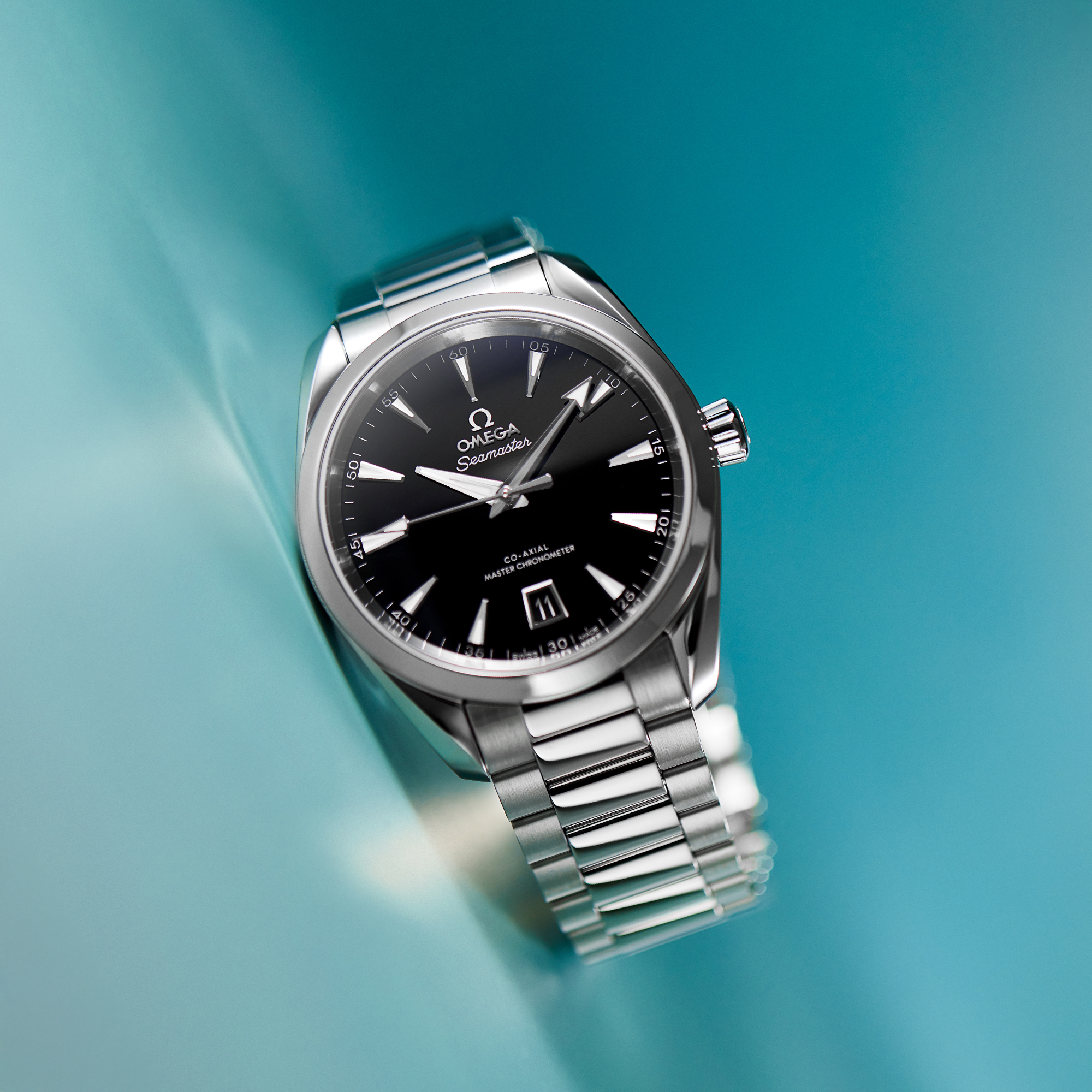 Aqua Terra Steel Black Dial 38mm Product Image 10