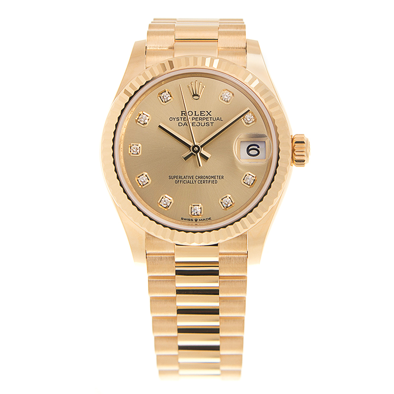 Datejust Yellow Gold Champagne Dial 31mm Product Image 1