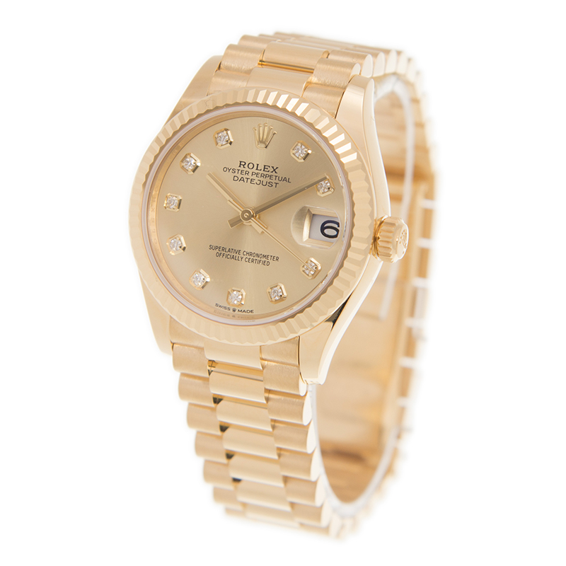 Datejust Yellow Gold Champagne Dial 31mm Product Image 2